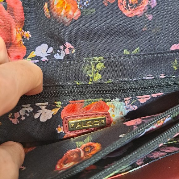 Aldo Burgundy Crossbody Bag - Picture 9 of 12